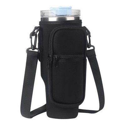 40oz Tumbler Holder Water Bottle Carrier Bag with Phone Pocket-2