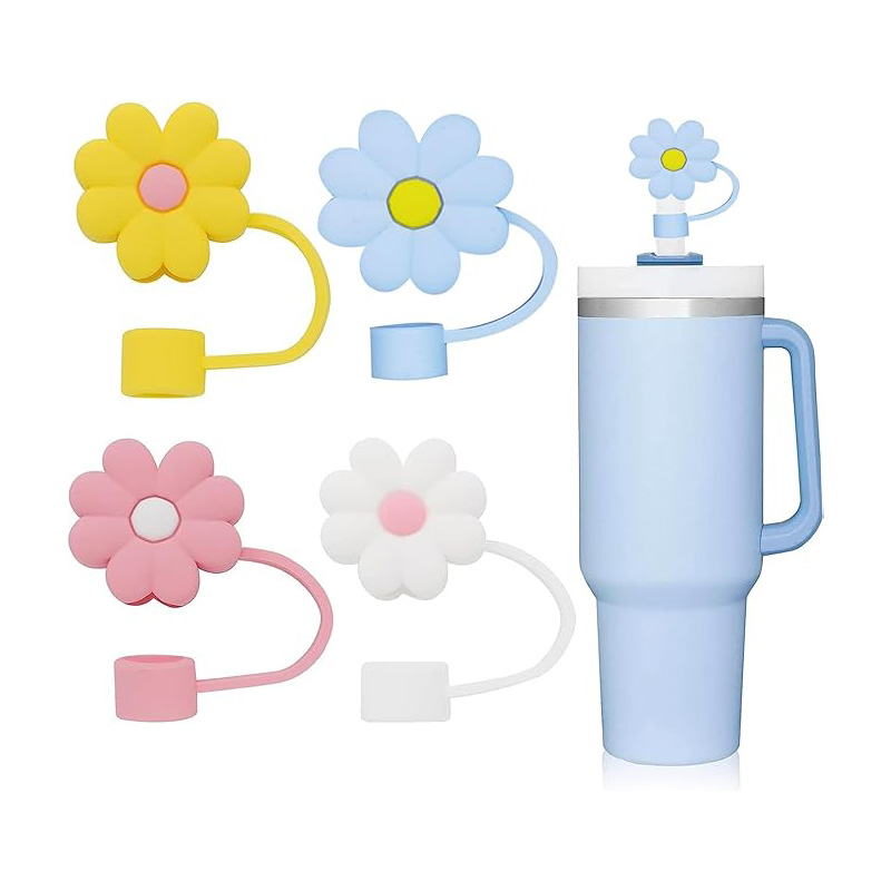 Colorful Flower Straw Cover for Stanley 30&40 Oz Tumbler 1