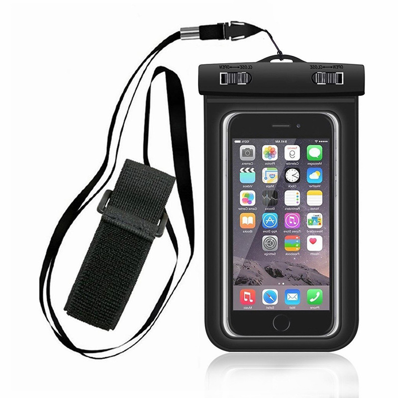 Waterdichte telefoonzak Onderwater mobiele telefoonzak met armband-nekband