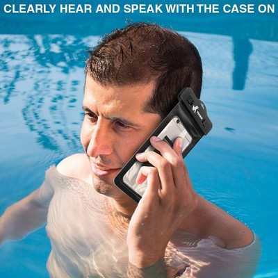 Waterproof Phone Pouch Underwater Cellphone Pouch with Armband Neck Strap-5