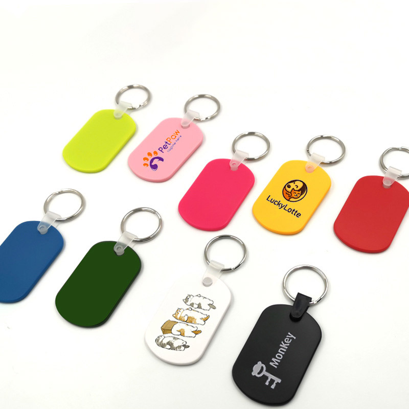 PVC Oval Shape Key Tags 1